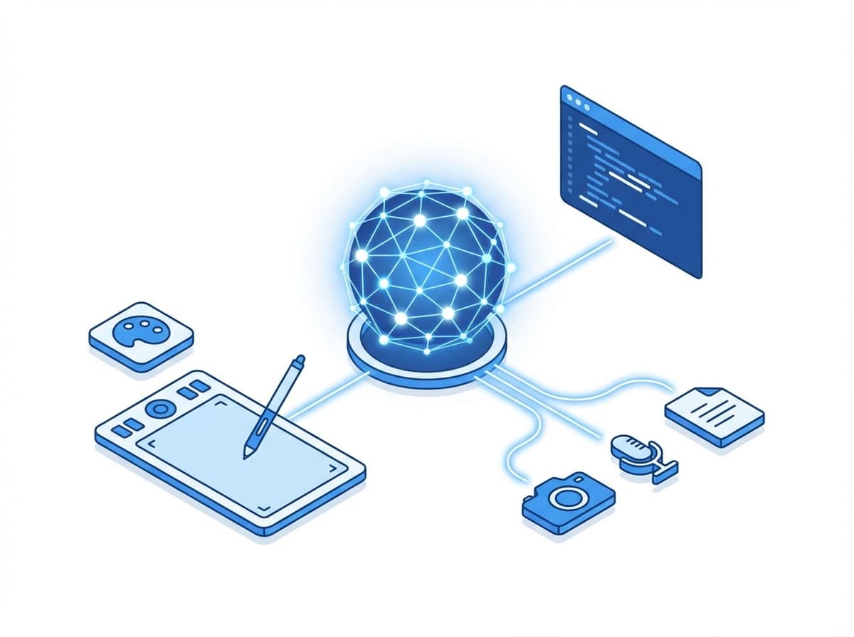 AI活用で、品質も速度も を象徴するイラスト